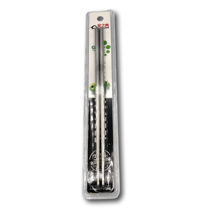 EMRO Korean Steel Chopstick/Spoon  2 kpl set image