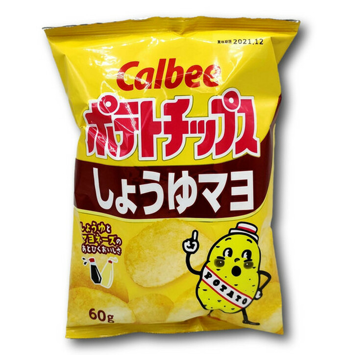 CALBEE Potato Chips Shoyu & Mayo 60g image