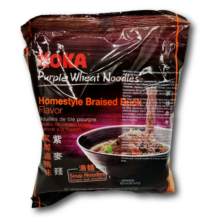 Koka Purple Wheat Noodles Braised Duck Flav. 65g image