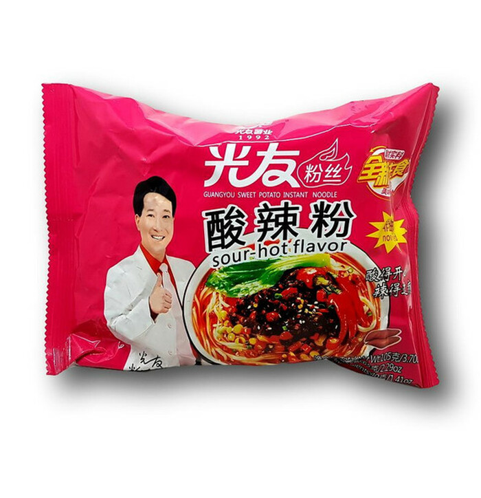 Guangyou Hot & Sour Sweet Potato Noodle  105 g image