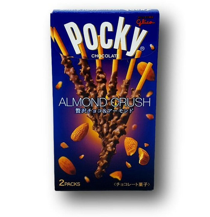 Glico Pocky Chocolate Almond Crush 2 packs image