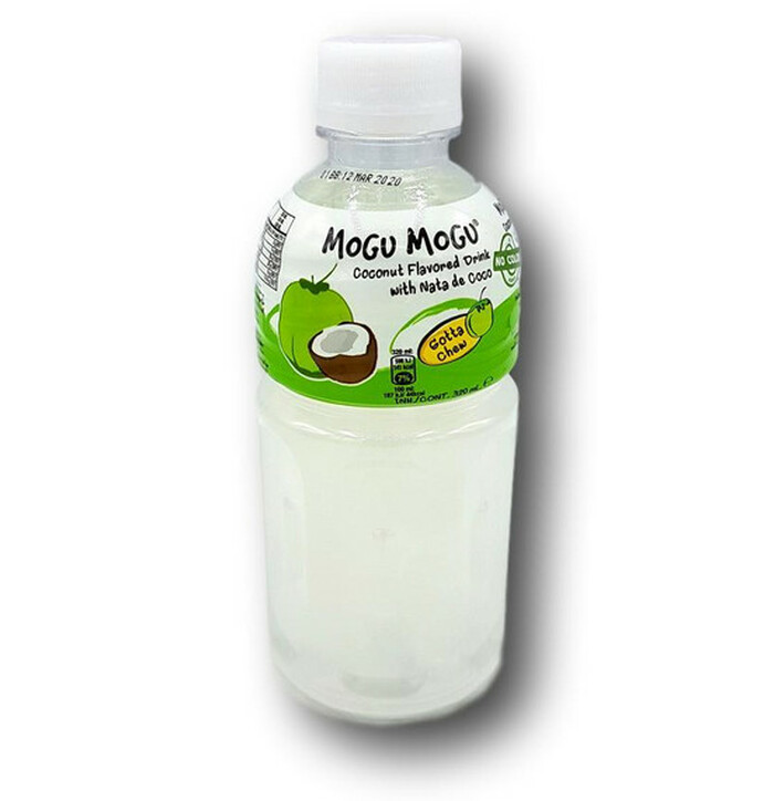 Mogu Mogu Coconut flavored drink with coconut jel image