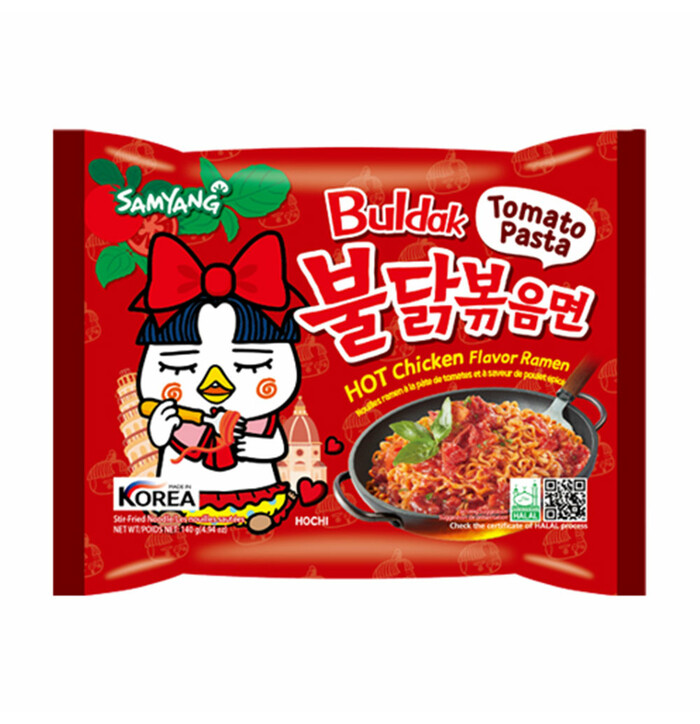 Samyang Buldak Tomato Hot Chicken Flav. 140g image