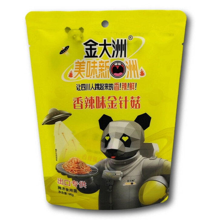 Jin Da Zhou Spicy Enoki Mushroom 96g image