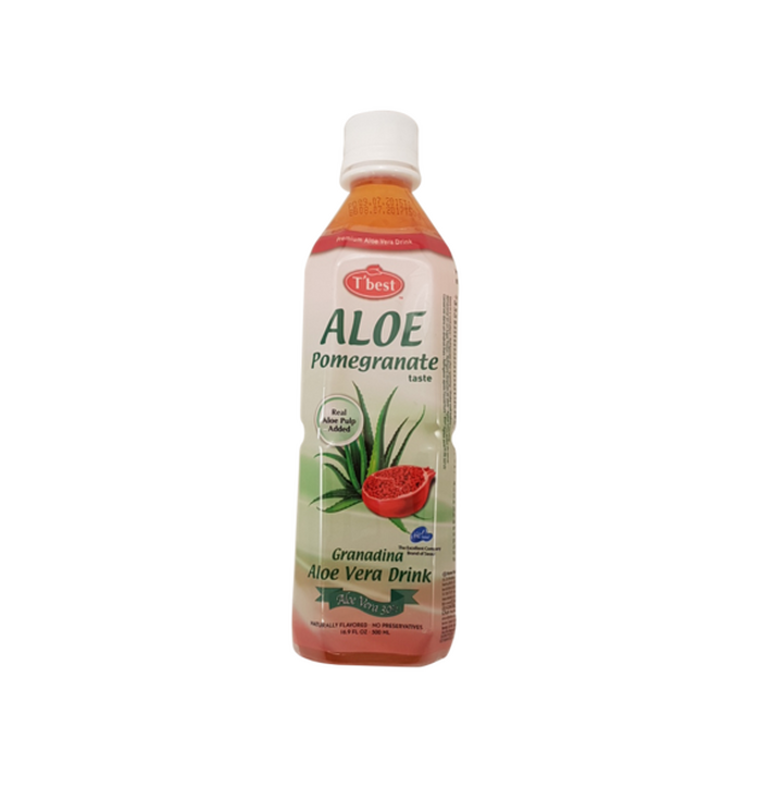 T Best Aloe Vera Drink Pomegranate Flav.  500 ml image