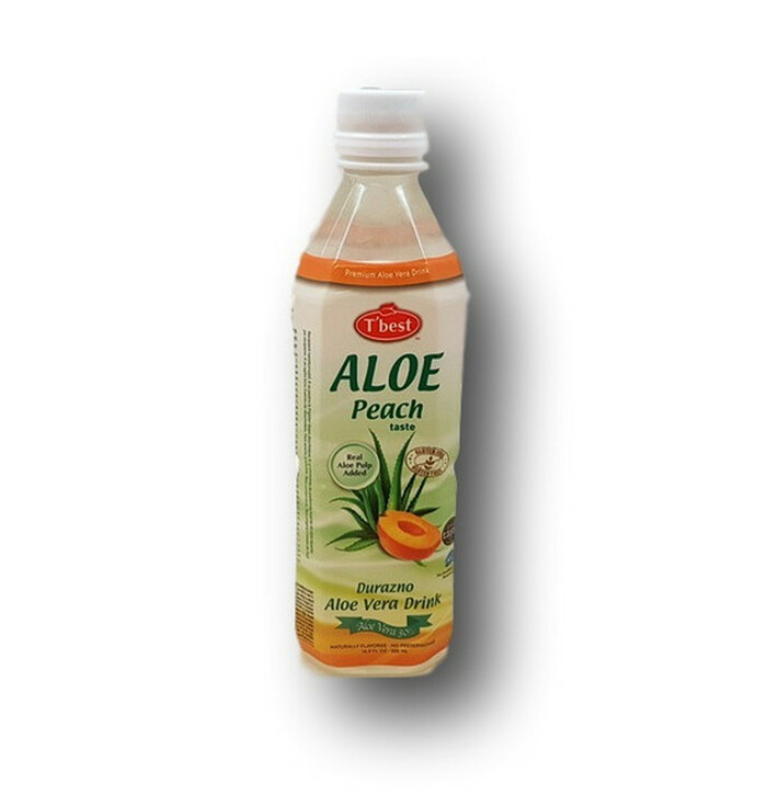 T Best Aloe Vera Drink Peach  500 ml image