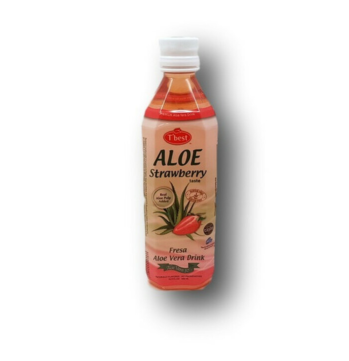 T Best Aloe Vera juoma mansikka 500 ml kuva