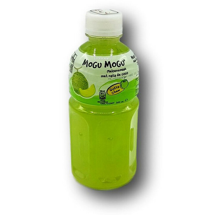 Mogu Mogu Melon flavored drink with coconut jelly image