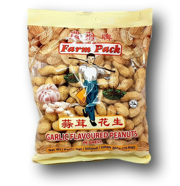 Farm Pack Roasted Garlic Peanut 150 g image