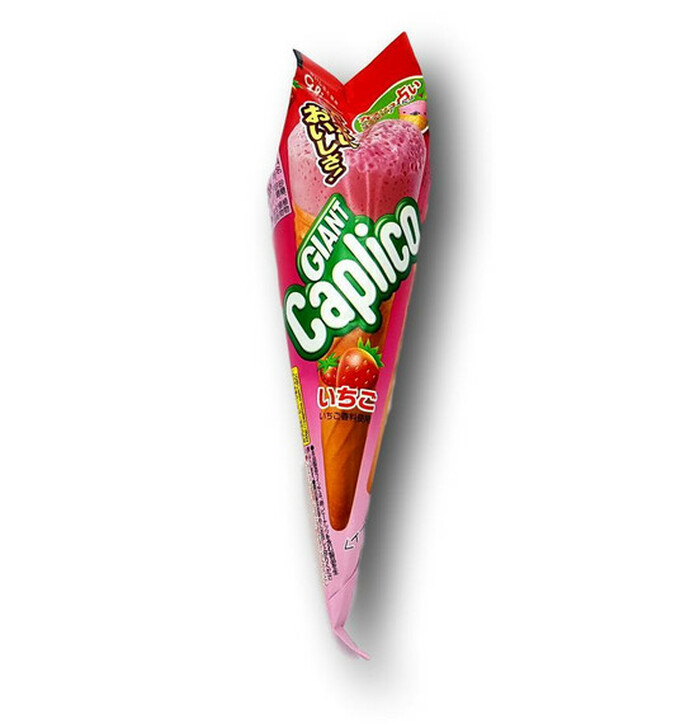 Glico Giant Caplico Strawberry Snack  34 g image