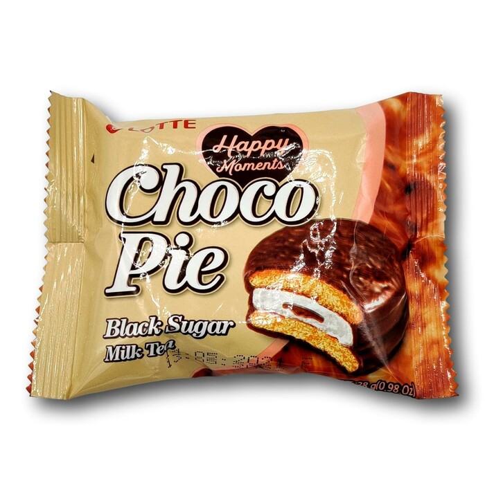 Lotte Choco Pie Black Sugar Milk Tea 28g image