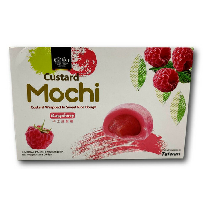 Royal Family Custard Mochi Raspberry Flav 168g image