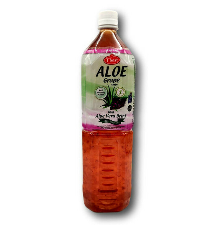 T' Best Aloe Vera Drink Grape  1.5 L image