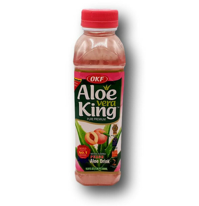 OKF Aloe Vera Drink Peach  500 ml image