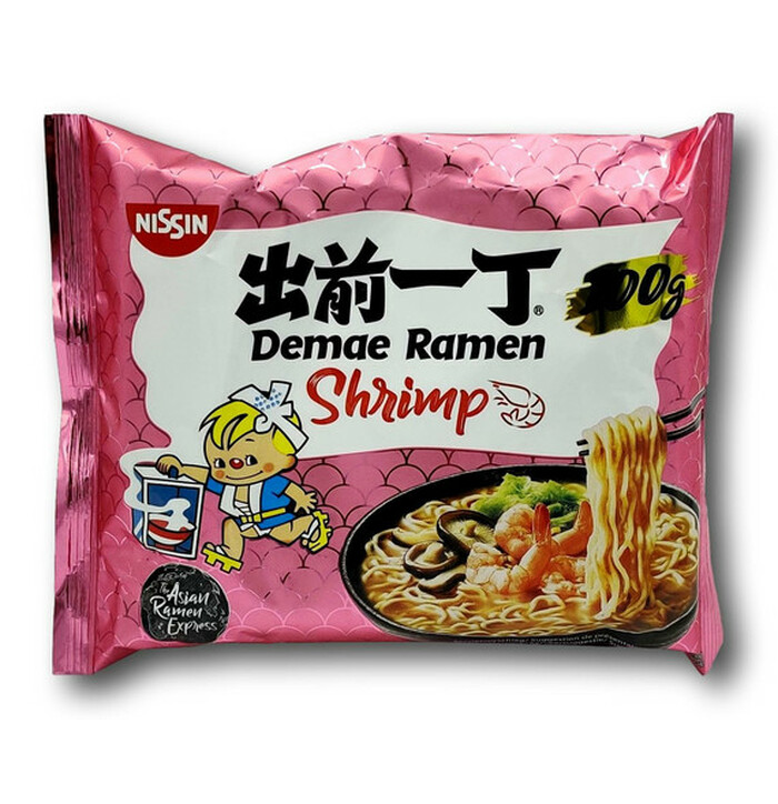 Nissin Demae Ramen Shrimp 100g image