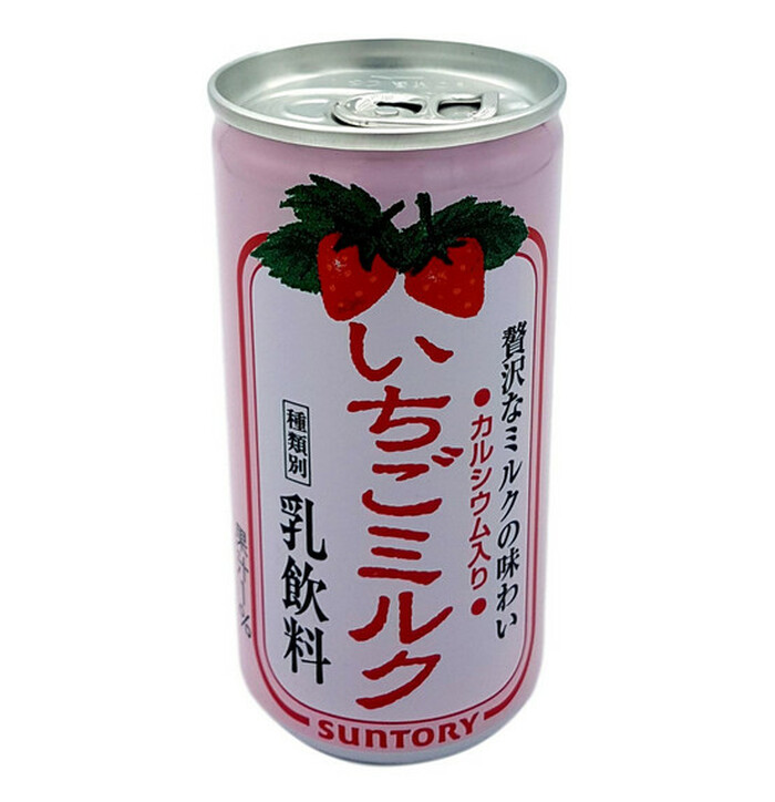 SUNTORY Strawberry Milk Drink 190 g image