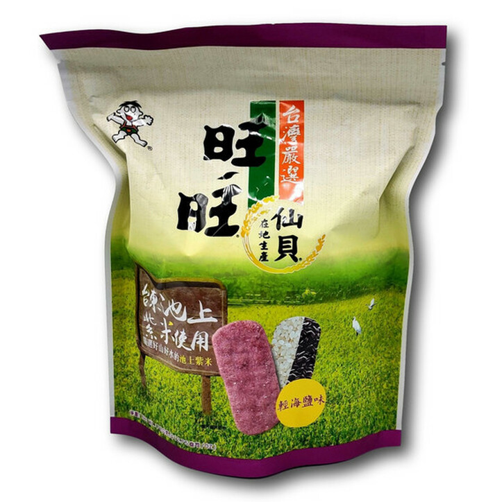 Want Want  senbei Riisikekkaus Merisuolan maku 78g kuva