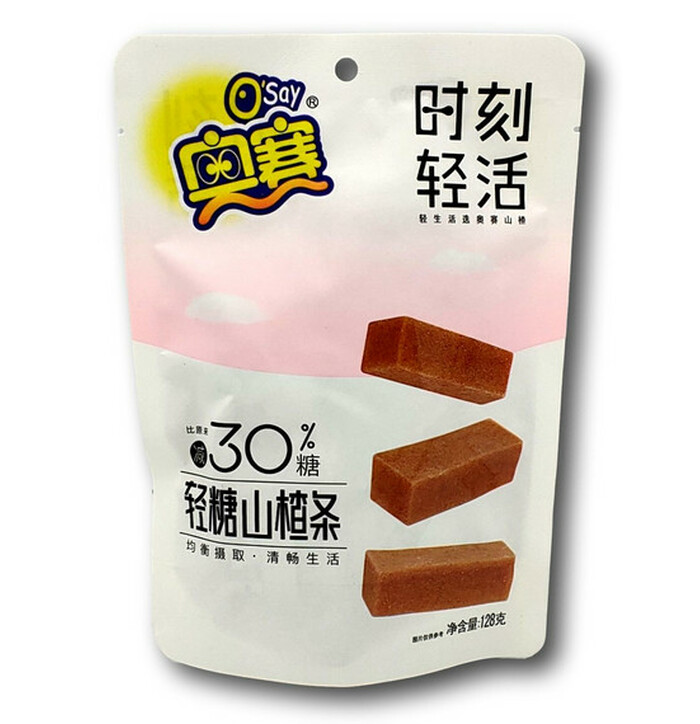 Aosai Light Sugar Hawthorn Strips 128g image