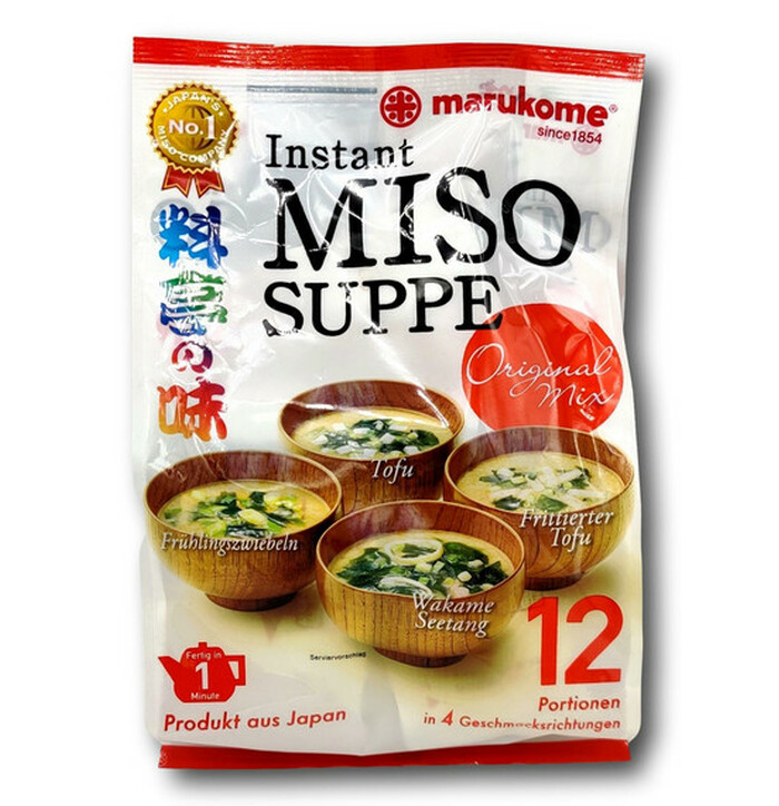 Marukome Ryotei No Aji Miso paste dark Bonito 225. image