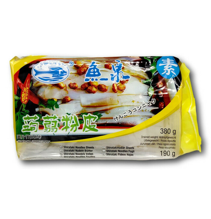 YQ Shirataki Noodles Sheets 380g image