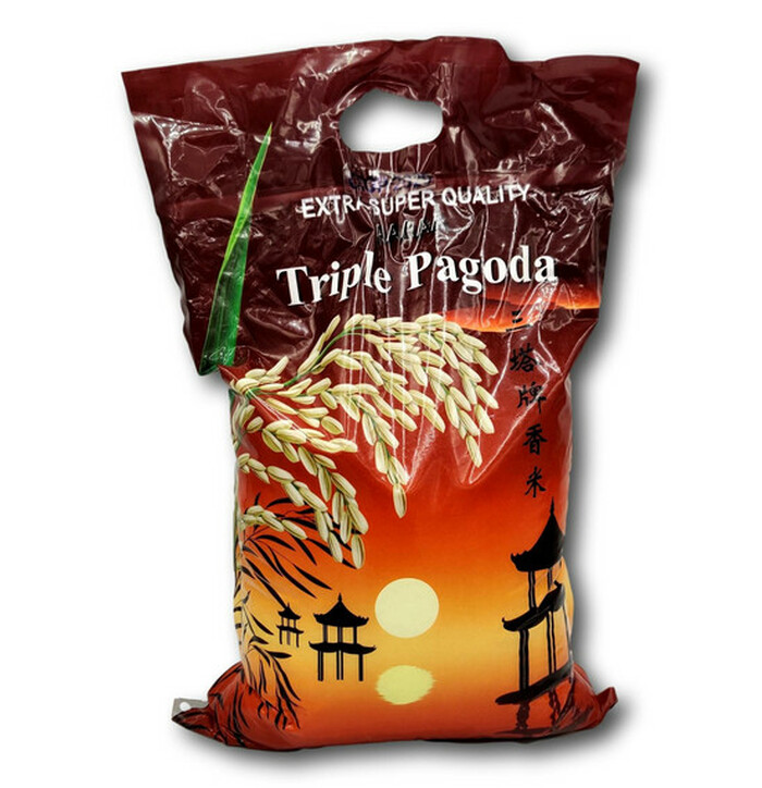 Triple Pagoda  Long Jasmine Rice lion 4.5 kg image