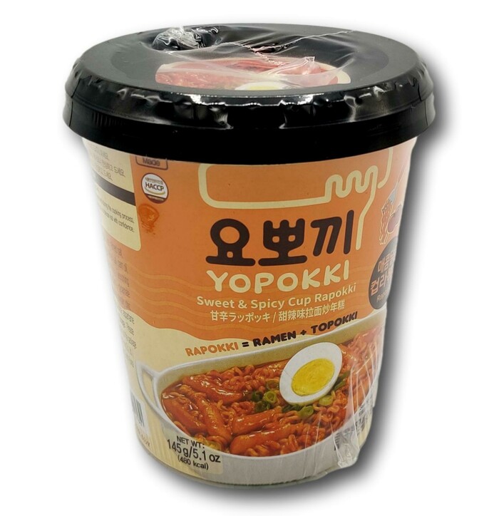 Yopokki Rapokki Sweet & Spicy Rice Cake Ramen145g image