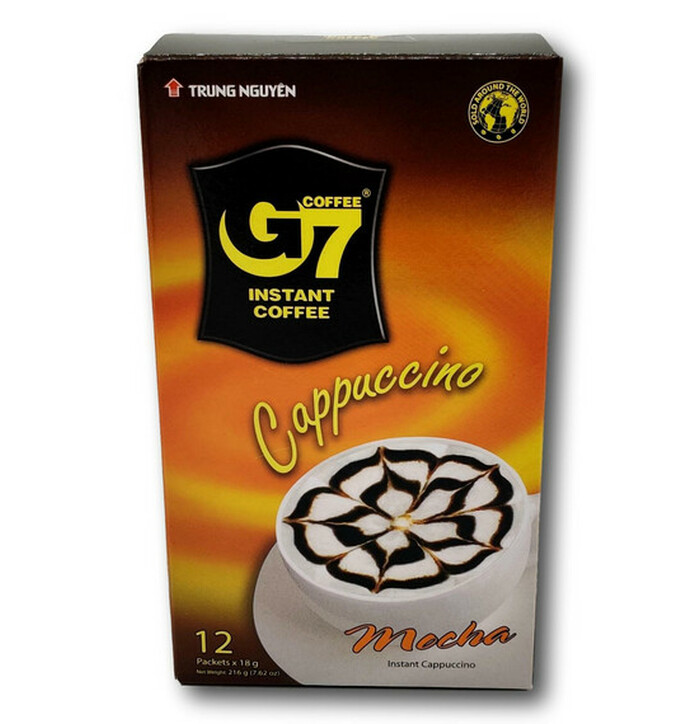 Trung Nguyen kahvi  Capuccino Mocha G7 12X18g kuva