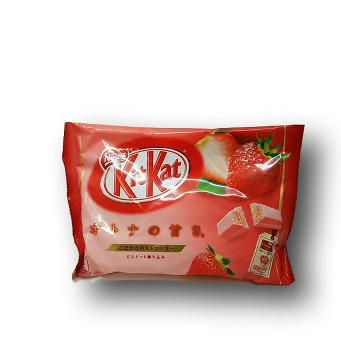 Nestle Kit Kat Mansikka-suklaakeksit 124.3g kuva