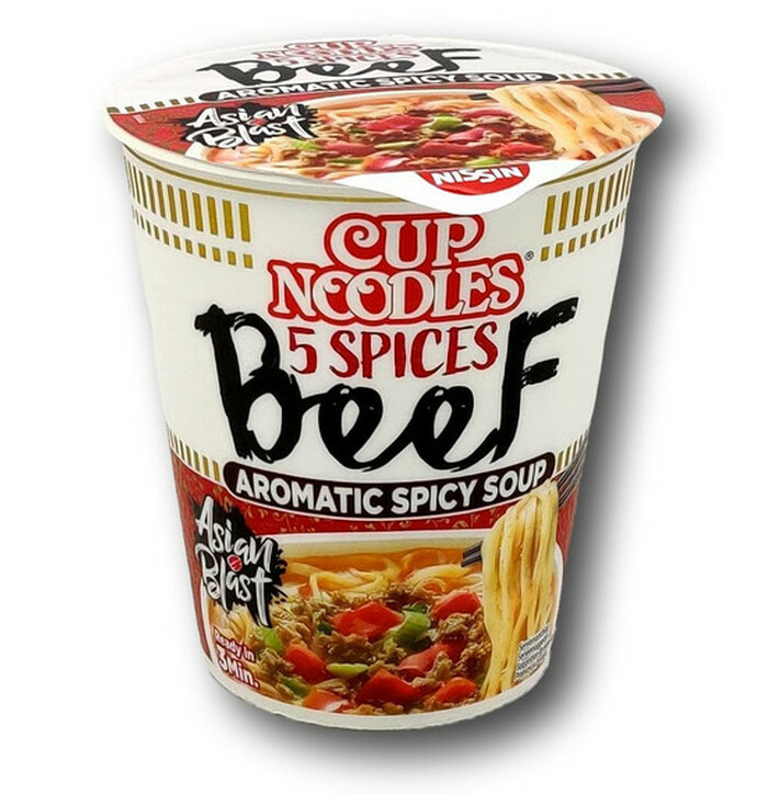 Nissin Cup Noodle 5 Spicy Beef  63 g image