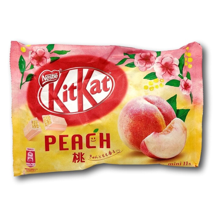 Nestle KitKat  Wafer Bar Peach Fl 127,6g image