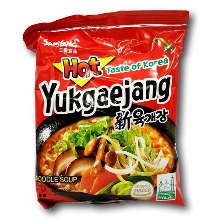 Samyang Yukgaejang tulinen sieni ramen 120g kuva