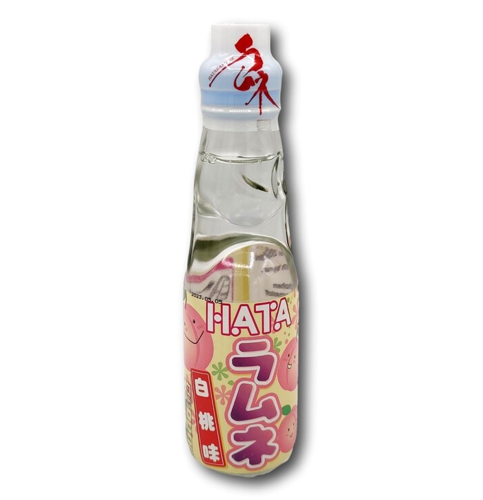 Hatakosen Ramune White Peach  200 ml image