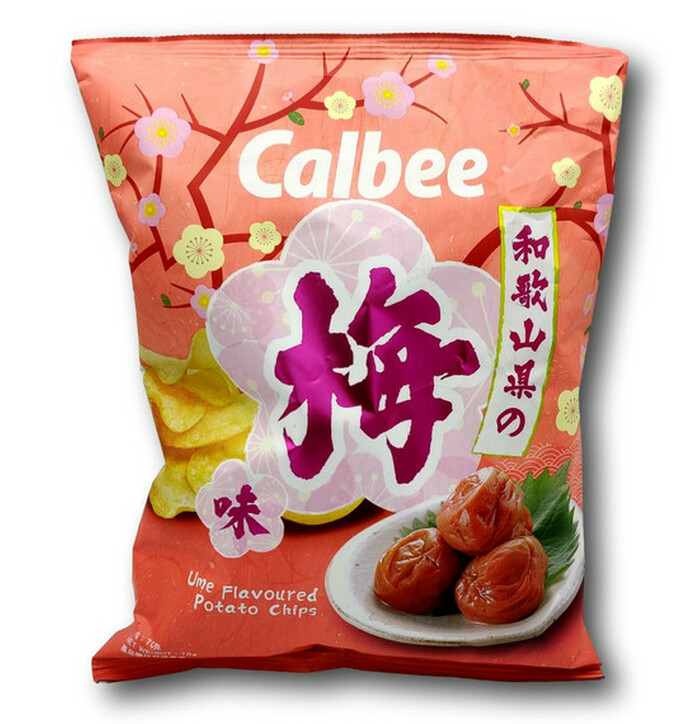 Calbee Ume Flavoured Potato Chips 70g image