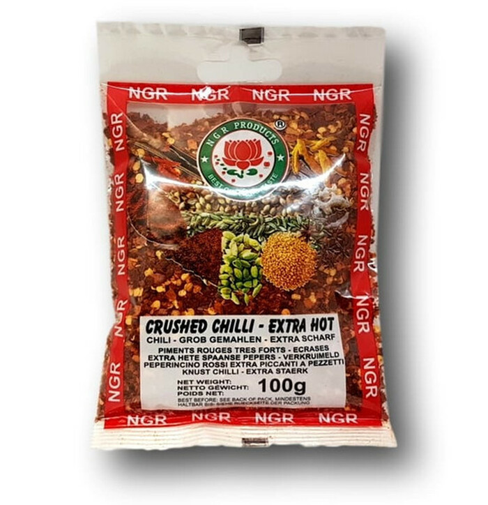 Ngr Crushed Extra Hot Red Chilies  100 g image