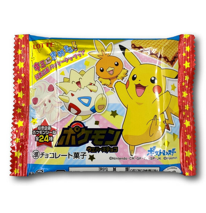 Lotte Wafer Chocolate Pokemon 23g image