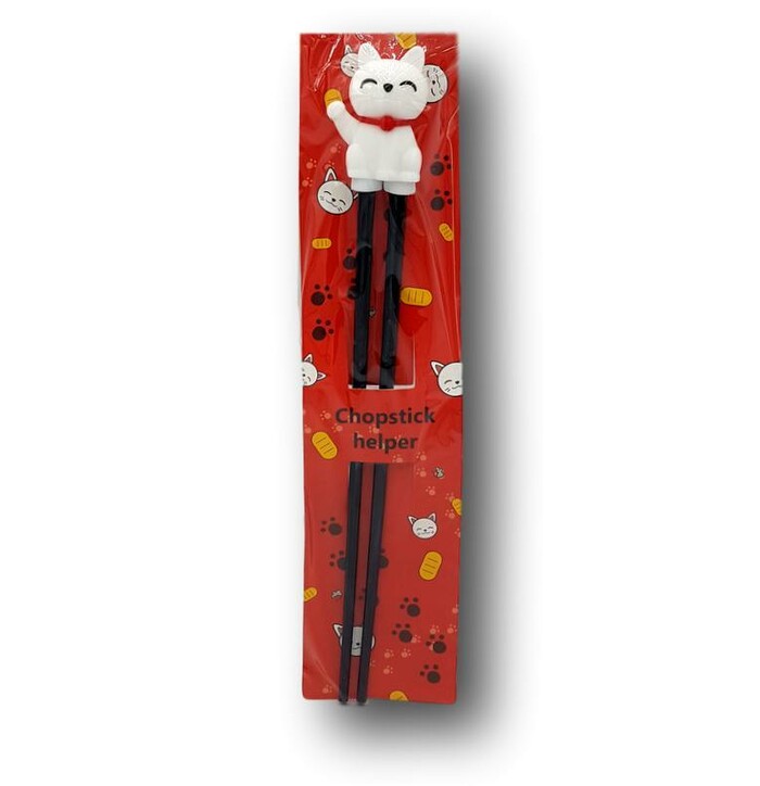 Emro Children Practice Chopsticks Lucky Cat Valko image