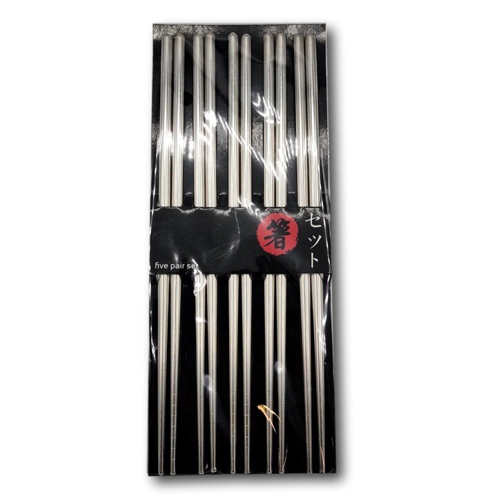 Stainless steel Chopstick set 24cm image