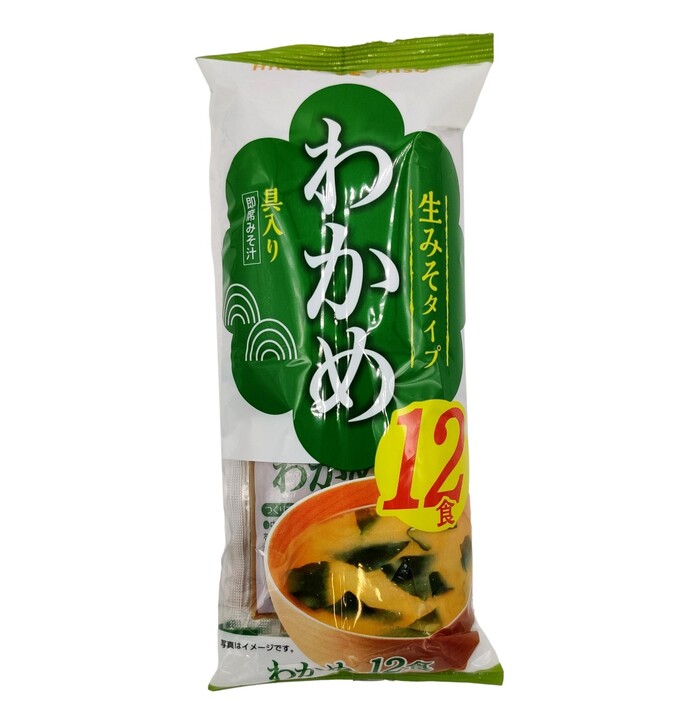 Hikari Instant Miso Soup with Wakame Seaweed 12p image