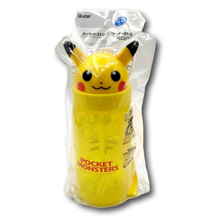 SKATER Pikachu Straw Bottle  1p image