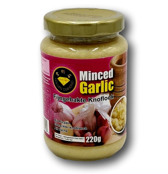 Golden Diamond Minced Garlic Paste  220g image