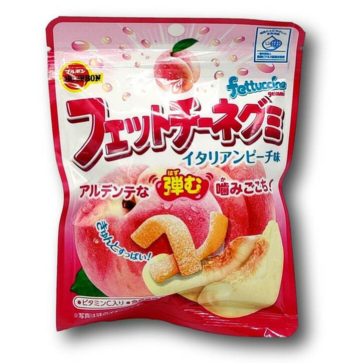 BourbonBr Fettuccine Gummi Peach Fl 50g image