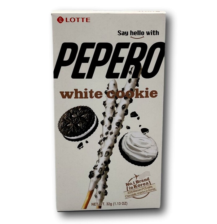 Lotte Valkoinen Suklaa Pepero keksitikku 32 g kuva