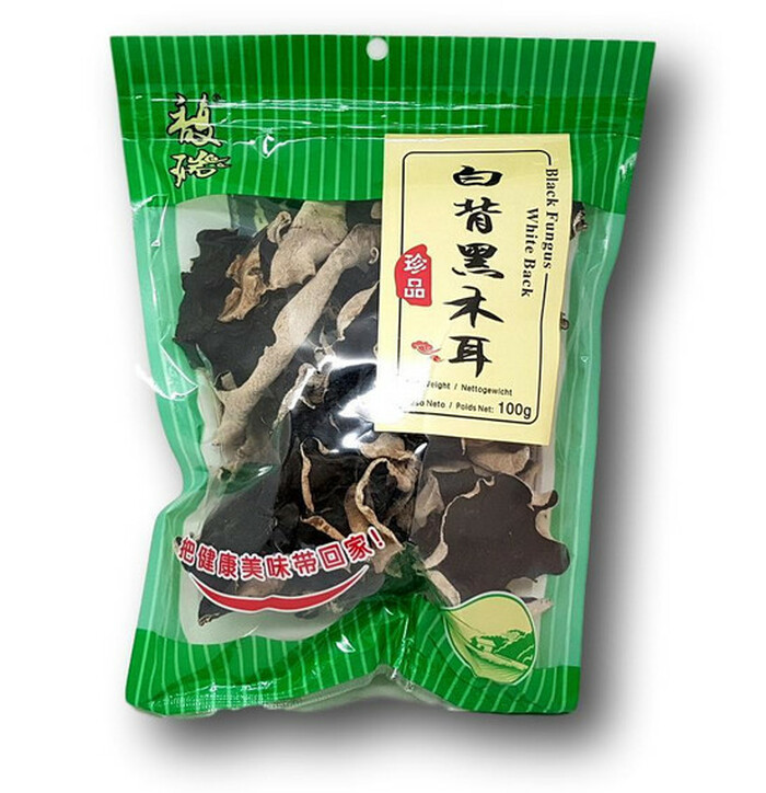 Furui Dried Black Fungus (white back)  100 g image