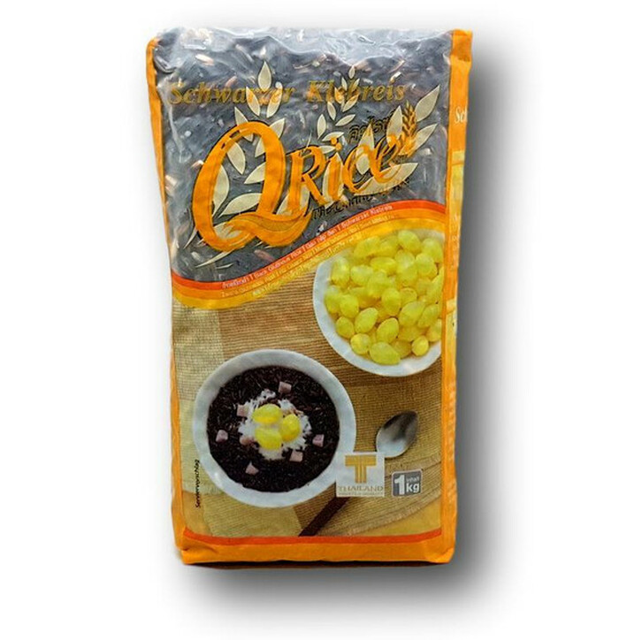 Q Rice Black Glutinous Rice 1 kg image