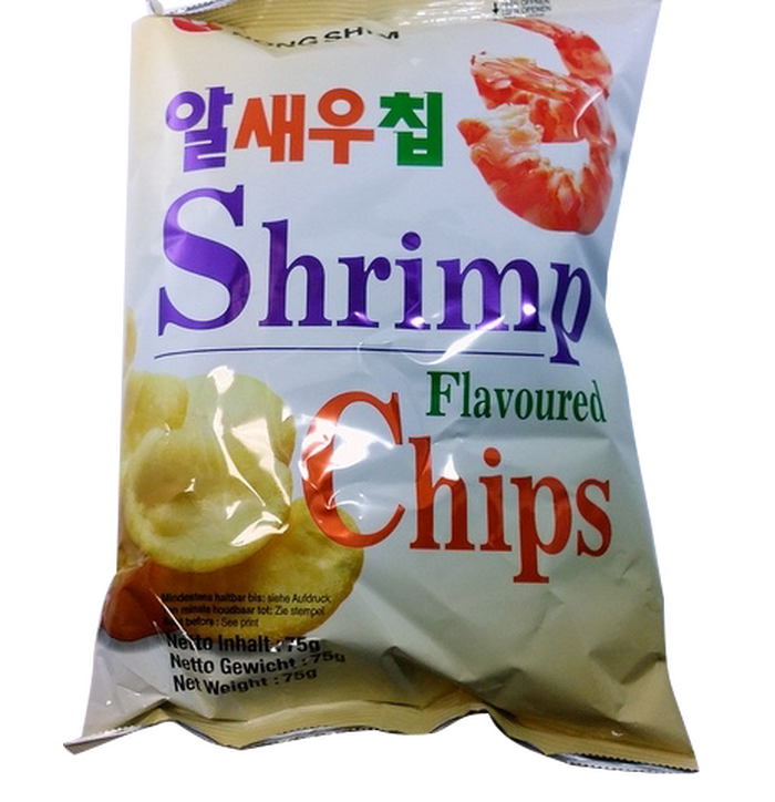 Nong Shim Shrimp Meat Flav. Chips  75 g image