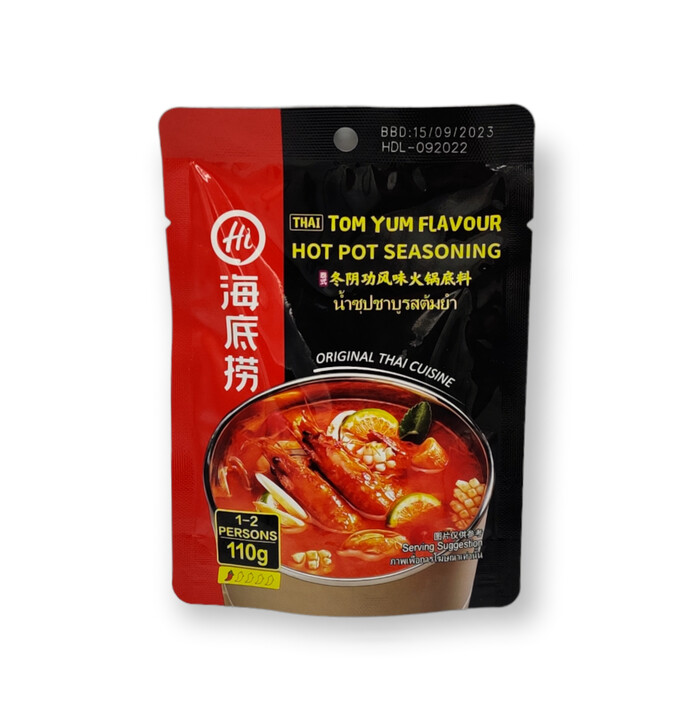 HaiDiLao Thai Tom Yum Flav Hot Pot Seasoning 110g image