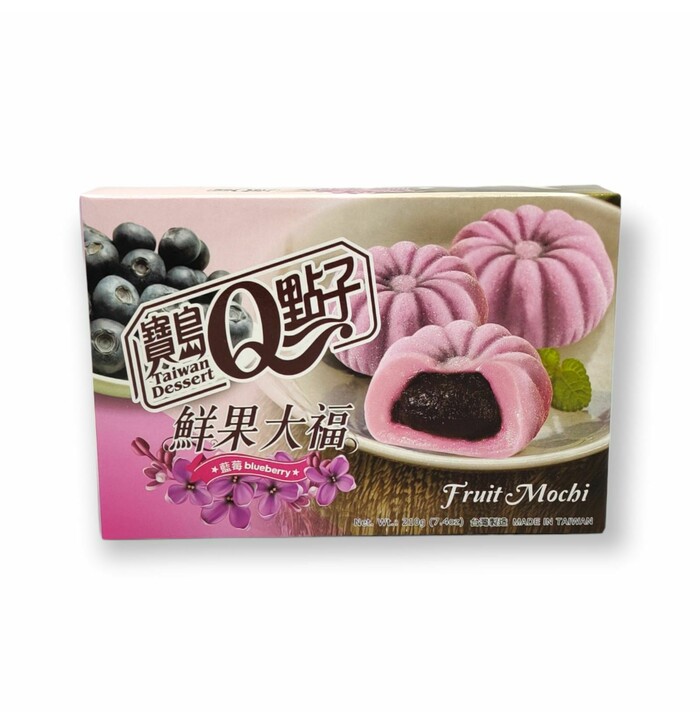 Q Brand Hedelmä Mochi Mustikka 210g kuva