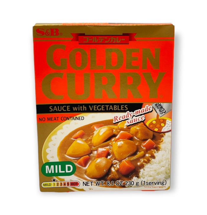 S&B EX Golden Vegetable Curry Retort Amakuchi Mild image