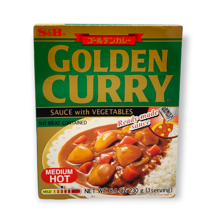 S&B EX Golden Vege Curry Retort Chukara Keski kuva