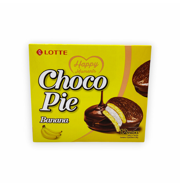 Lotte Choco Pie Banana 12X28 g image